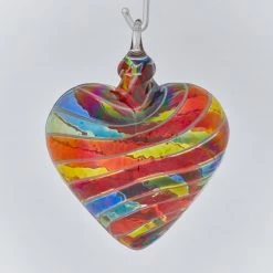 Artisan Heart Rainbow Cane