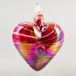 Glass Eye Studio Sales 2022 12 Artisan Heart Cupid Red Heart