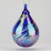 Classic Raindrop Cobalt Rainbow Swirl