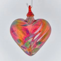 Classic Heart Red Feather