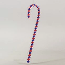 Vintage Candy Cane Candy Canes Red & Blue