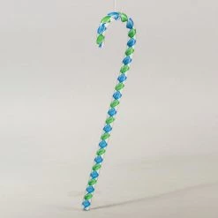 Vintage Candy Cane Candy Canes Blue & Green