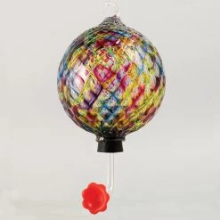 Hummingbird Feeder Rainbow Diamond Facet