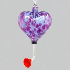Heart Hummingbird Feeder Violet