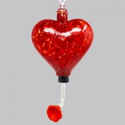 Heart Hummingbird Feeder Pop Heart Pop Red