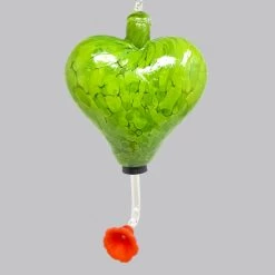 Heart Hummingbird Feeder Pop Green