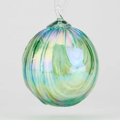 Transparent Green Lake Drape