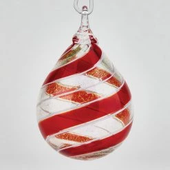 Artisan Raindrop Ruby Swirl