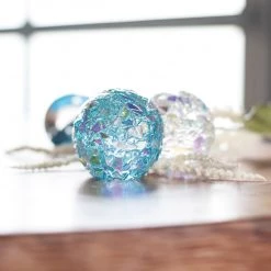 Environmental Paperweight Blue Ice Storm