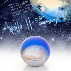 Celestial Paperweight Apollo Moon Landing