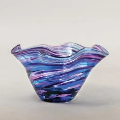 Mini Wave Bowl Violet Twist Wave Bowls